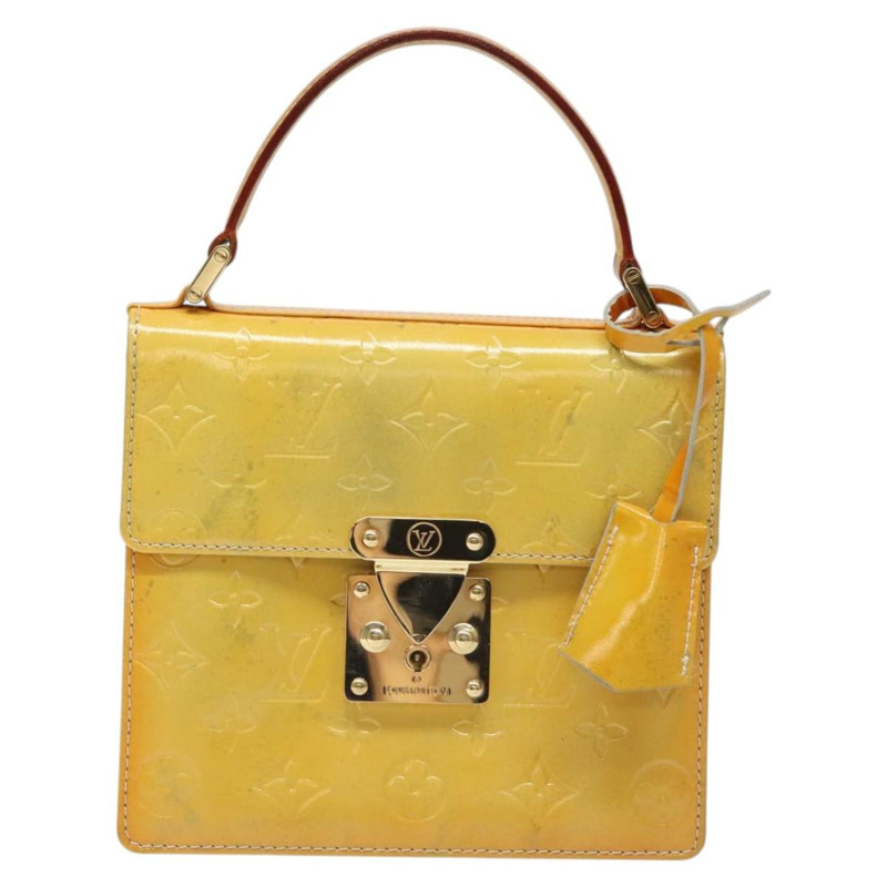 【日本直送】路易威登 Monogram Vernis Spring Street 手提包灰色 M91029 LV 正品 ep8537-12
