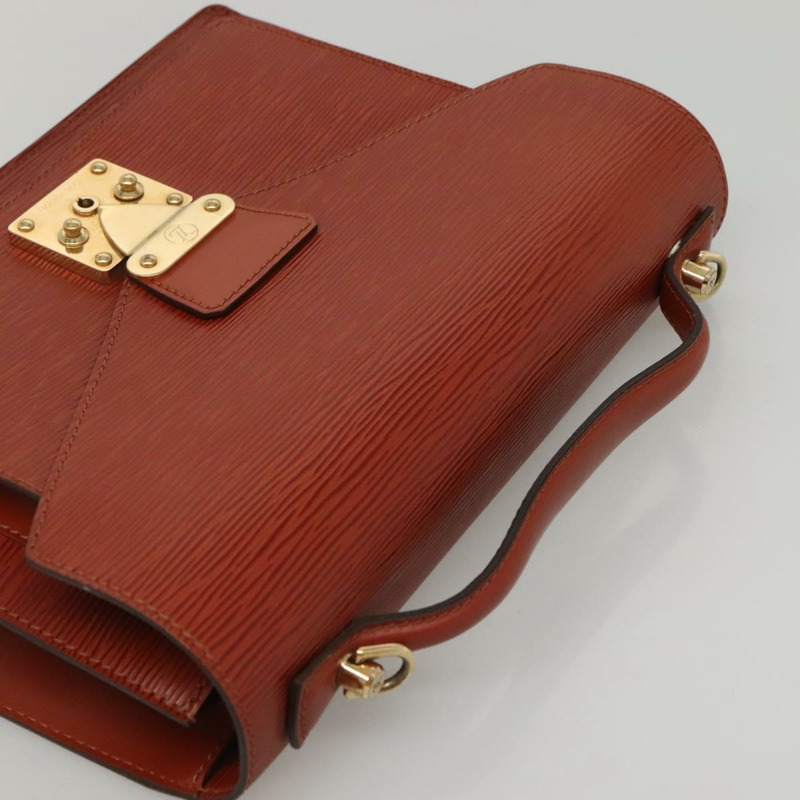 【日本直送】路易威登 Epi Monceau 28 手提包棕色 M52123 LV 正品 ep8444-5