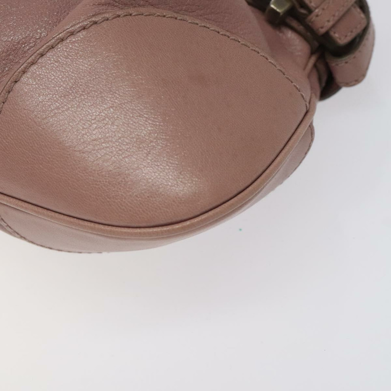 【日本直送】Salvatore Ferragamo Gancini 手提包 真皮粉紅 正品 KD544-8