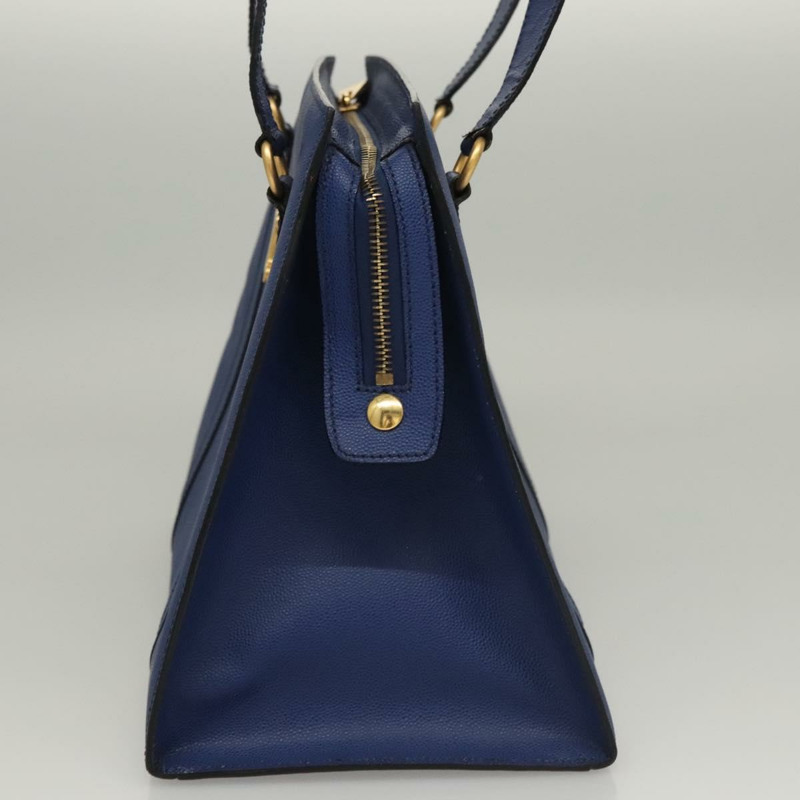 【日本直送】CELINE 肩背包 皮革 藍色 金色 正品 KD413-2