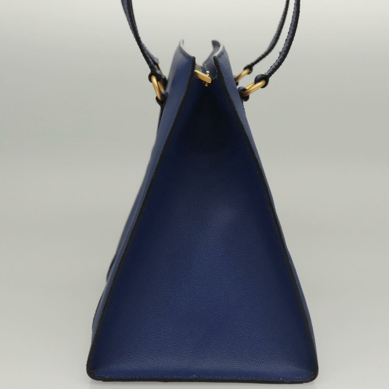 【日本直送】CELINE 肩背包 皮革 藍色 金色 正品 KD413-3
