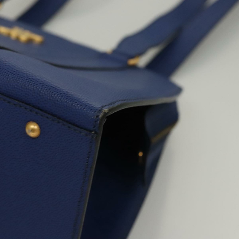 【日本直送】CELINE 肩背包 皮革 藍色 金色 正品 KD413-14