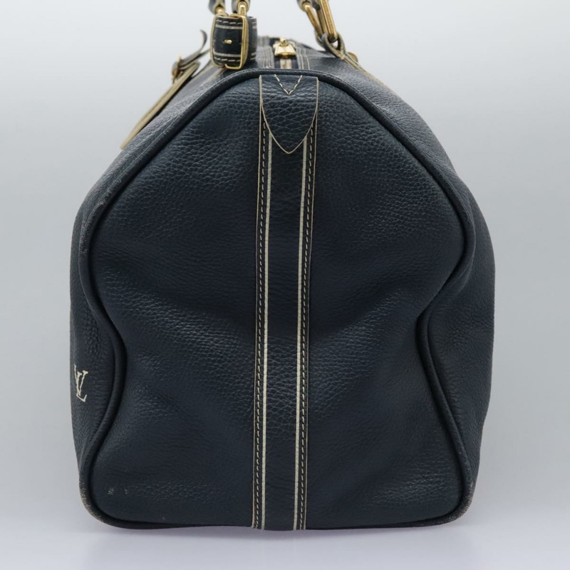 【日本直送】路易威登 Tobaco Keepall 50 波士頓包皮革海軍藍 M95136 LV 正品 117173-2