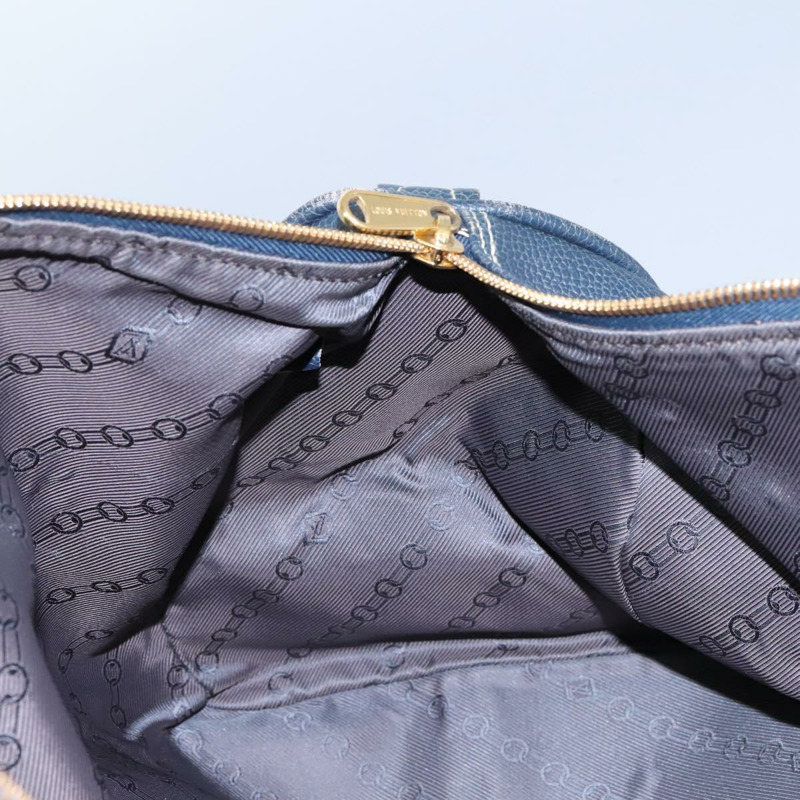 【日本直送】路易威登 Tobaco Keepall 50 波士頓包皮革海軍藍 M95136 LV 正品 117173-21