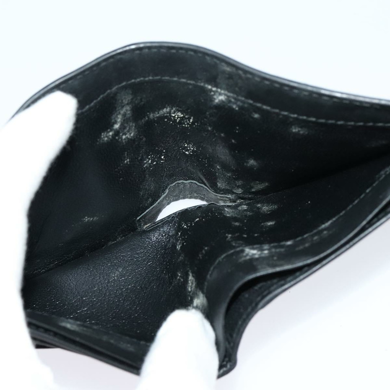 【日本直送】BOTTEGA VENETA INTRECCIATO 雙折皮夾皮革黑色正品 117281-8