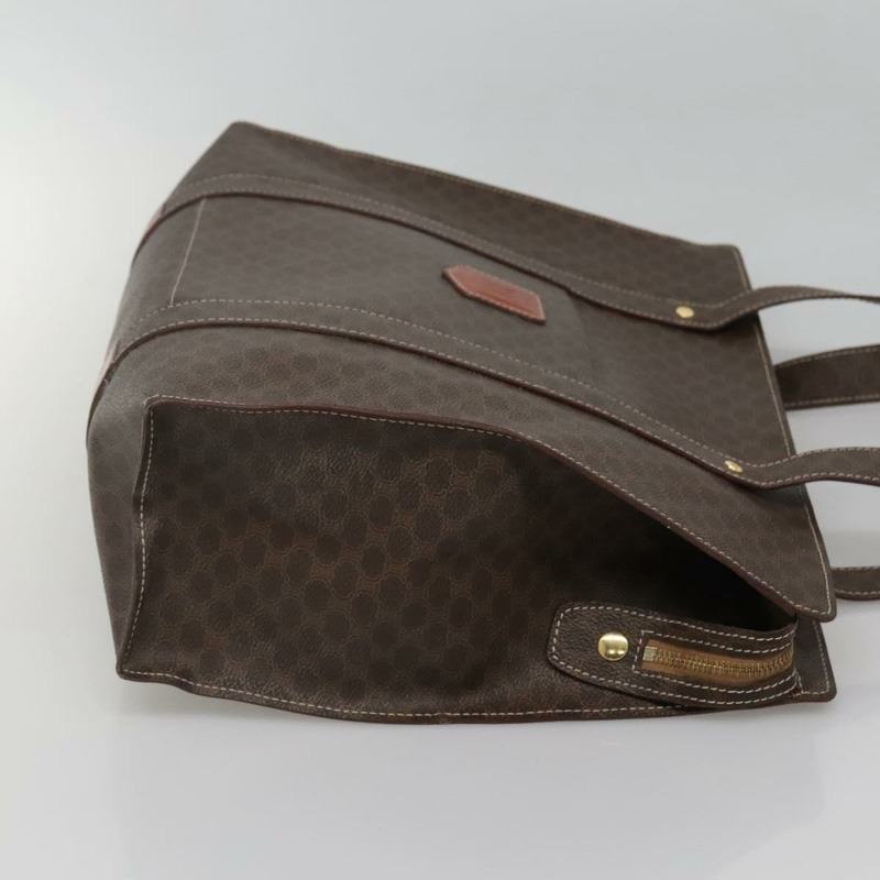 【日本直送】CELINE Macadam 帆布托特包 PVC 皮革棕金色正品 117440-3