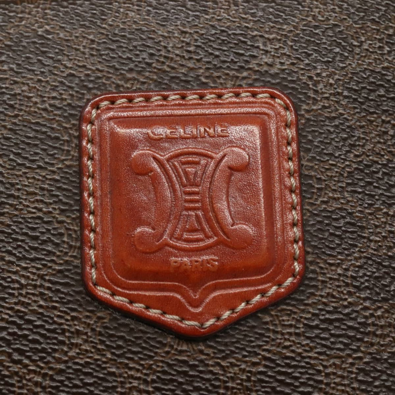 【日本直送】CELINE Macadam 帆布托特包 PVC 皮革棕金色正品 117440-16