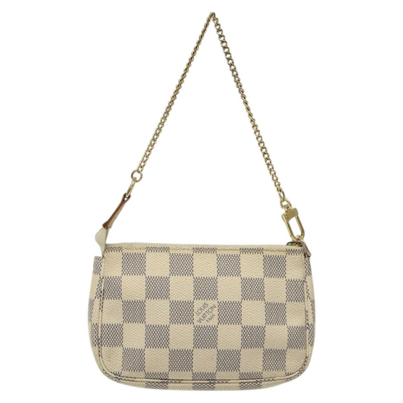 【日本直送】路易威登 Damier Azur 迷你手拿包配件袋 N63005 正品 yk17914-1
