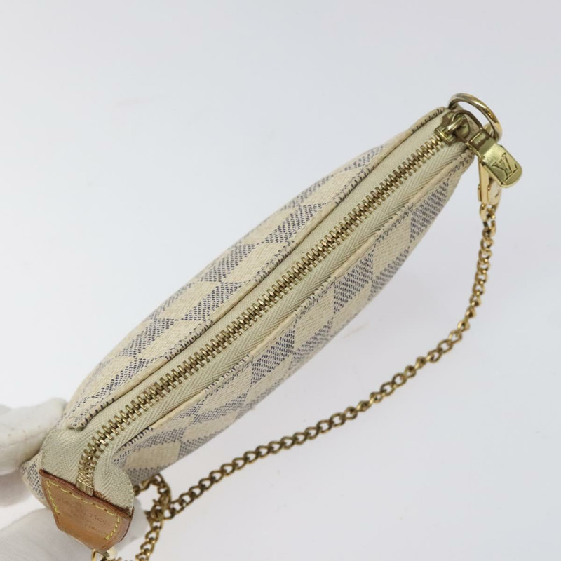 【日本直送】路易威登 Damier Azur 迷你手拿包配件袋 N63005 正品 yk17914-5