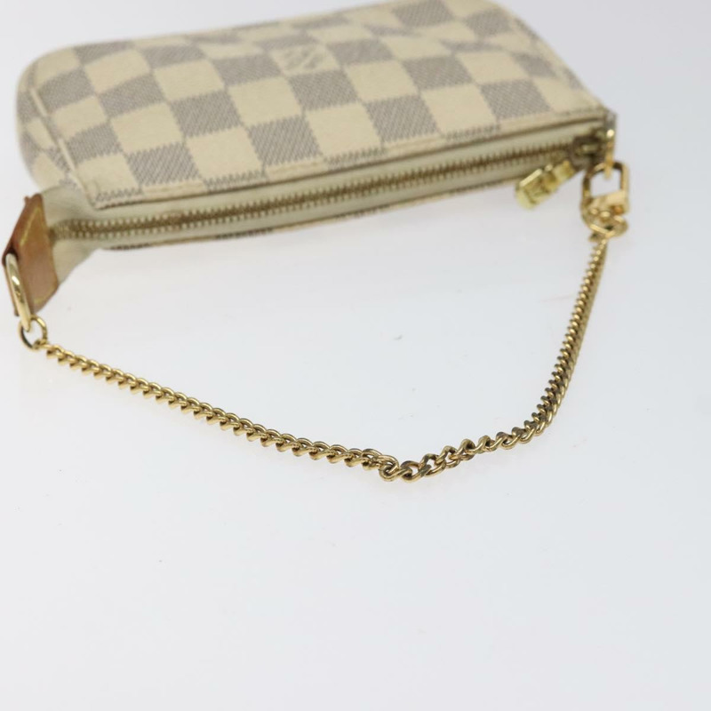 【日本直送】路易威登 Damier Azur 迷你手拿包配件袋 N63005 正品 yk17914-6