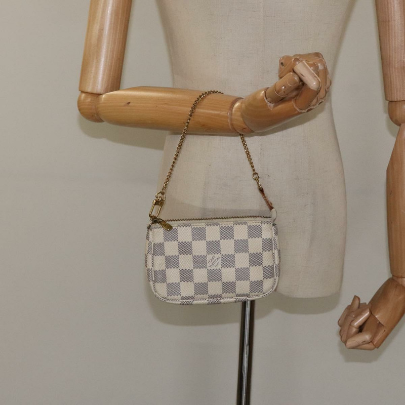 【日本直送】路易威登 Damier Azur 迷你手拿包配件袋 N63005 正品 yk17914-19