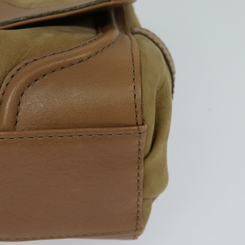 【日本直送】BURBERRY 藍標手提包 絨面革 2 款 米色 正品 116361-13