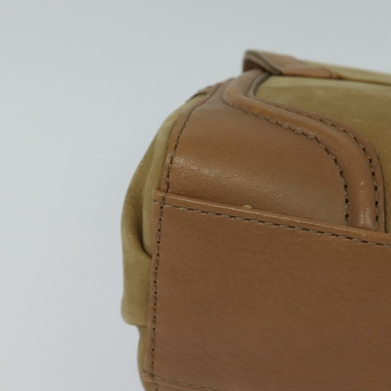 【日本直送】BURBERRY 藍標手提包 絨面革 2 款 米色 正品 116361-14