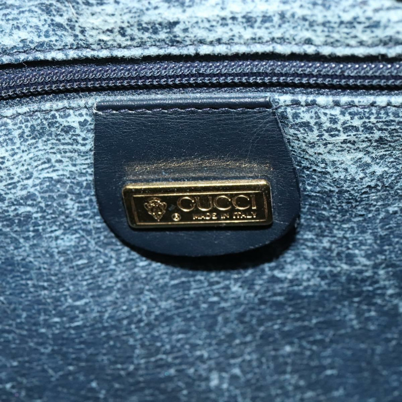 【日本直送】GUCCI Micro GG Supreme 單肩包 PVC 海軍藍/金色 007 084 0092 正品 BA1057-8