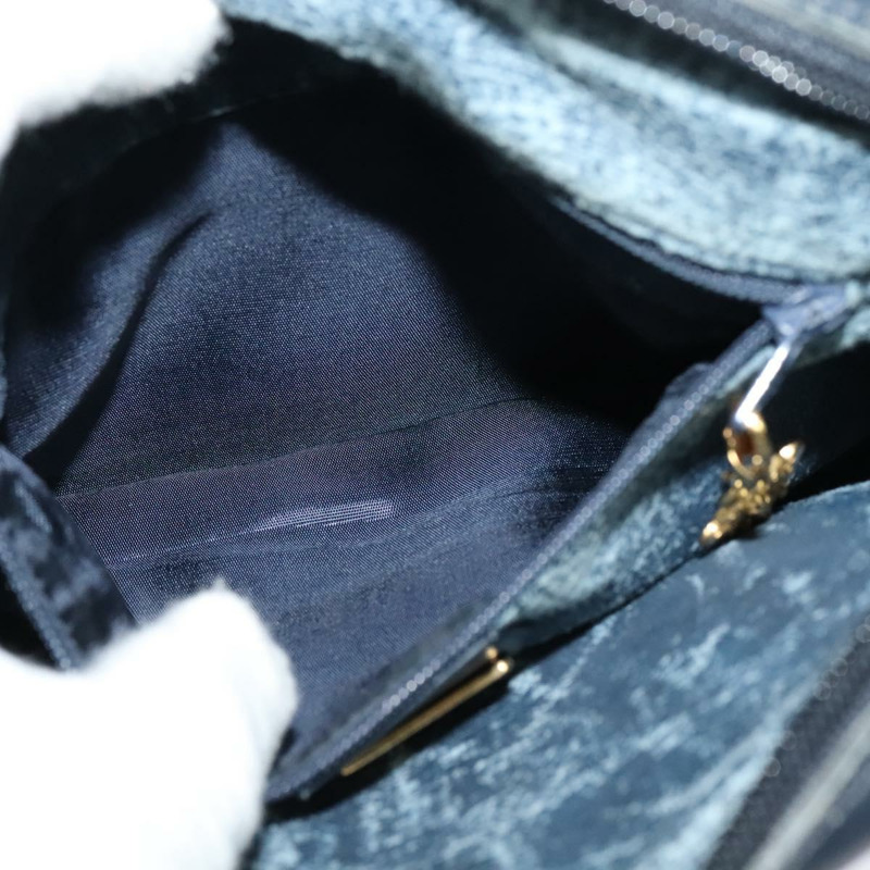 【日本直送】GUCCI Micro GG Supreme 單肩包 PVC 海軍藍/金色 007 084 0092 正品 BA1057-10