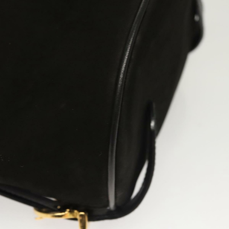 【日本直送】Salvatore Ferragamo Gancini 背包 絨面革 黑金 正品 119454-15