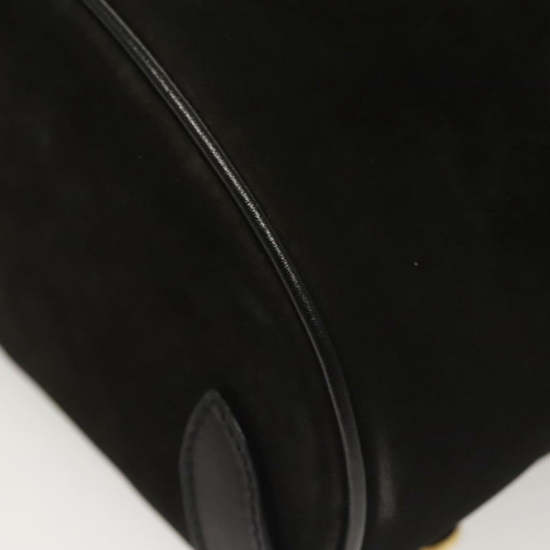 【日本直送】Salvatore Ferragamo Gancini 背包 絨面革 黑金 正品 119454-16