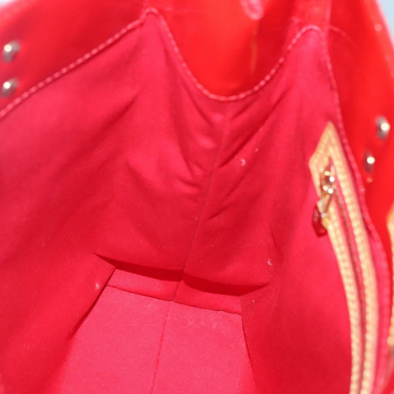 【日本直送】路易威登 Monogram Vernis Reade 中型手提包 紅色 M91086 LV 授權 120159-17