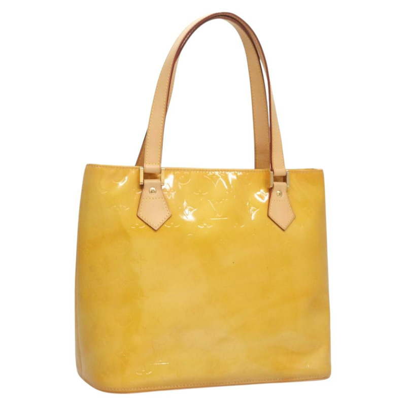 【日本直送】路易威登 Monogram Vernis Houston 手提包米色 M91004 LV 正品 ep8736-0