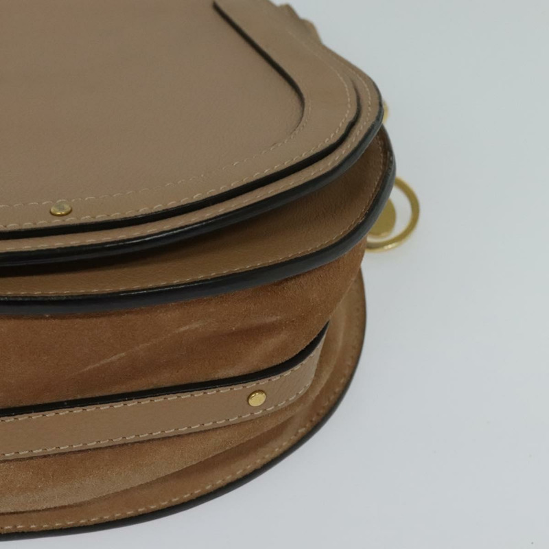 【日本直送】Chloe Nile 手提包 皮革 兩用 粉金配色 正品 119191-13