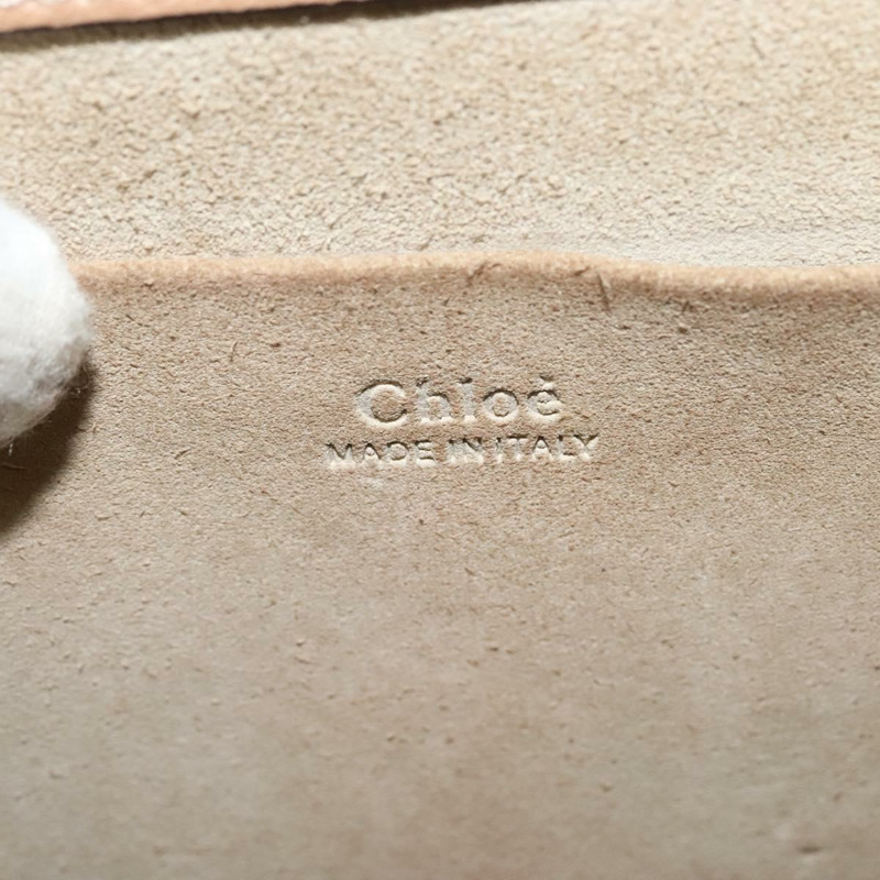 【日本直送】Chloe Nile 手提包 皮革 兩用 粉金配色 正品 119191-16