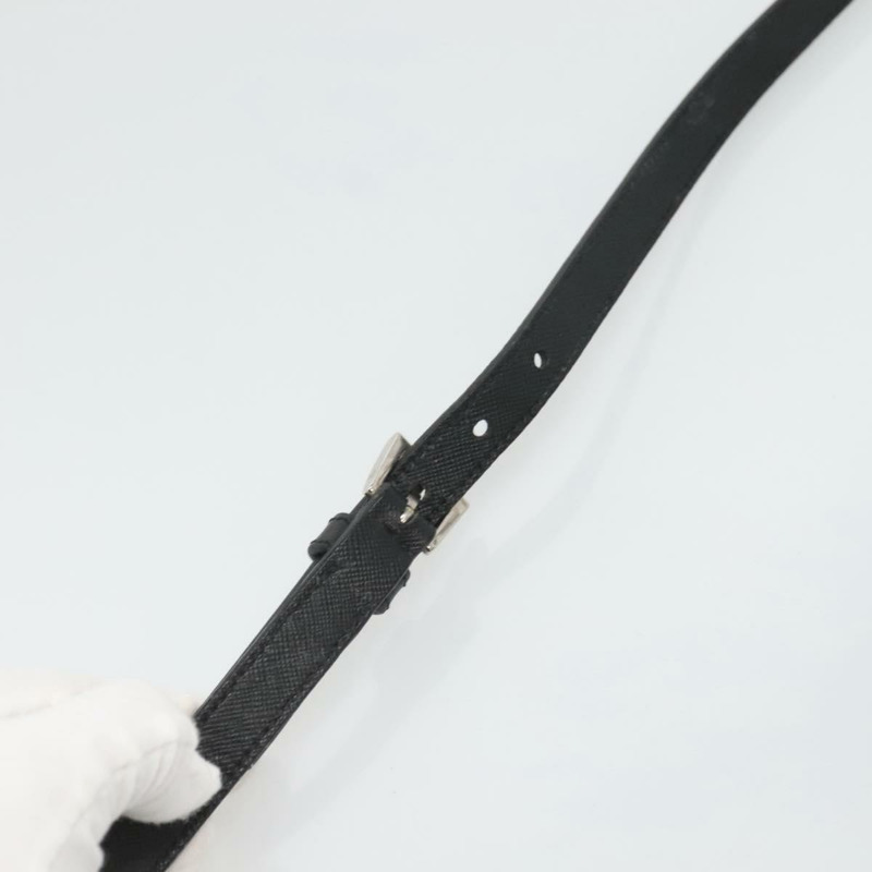 【日本直送】PRADA 蝴蝶肩背包 尼龍 黑色 銀色 正品 120559-7