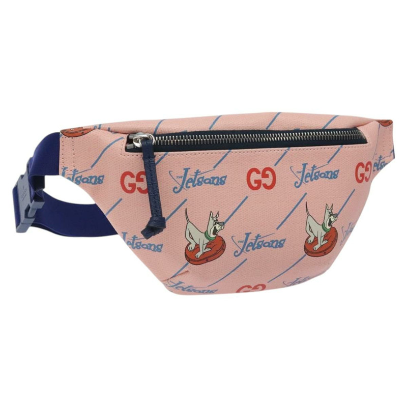 【日本直送】GUCCI 傑森一家兒童斜背包 PVC 皮革 粉紅色 502095 正品 120466-0