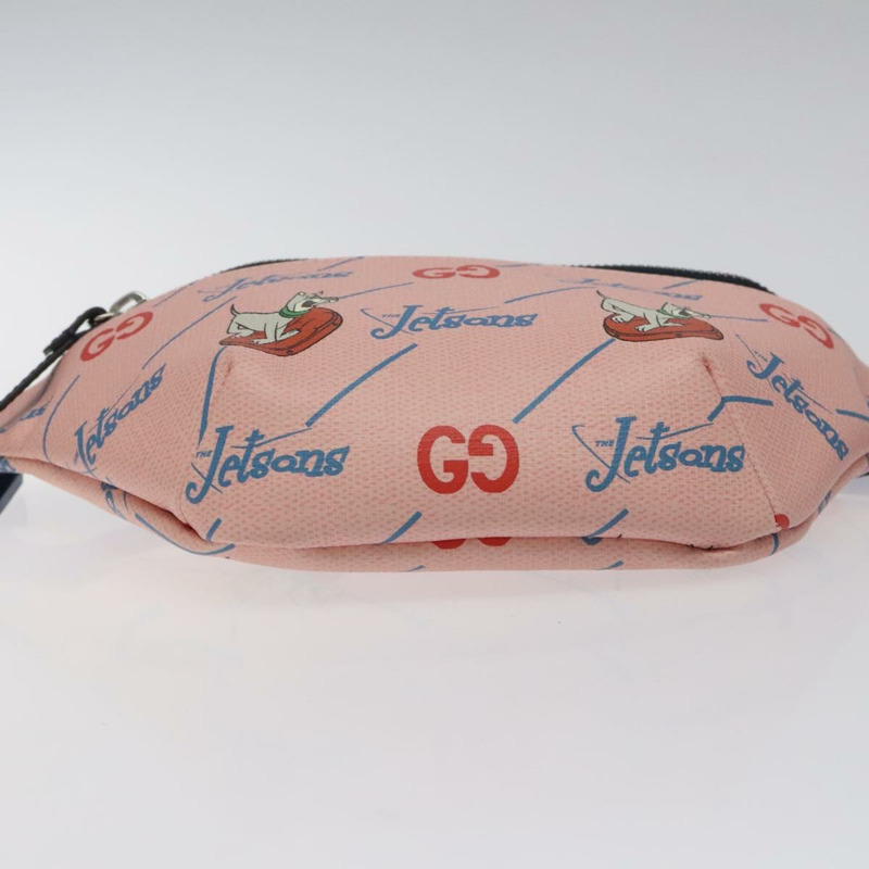 【日本直送】GUCCI 傑森一家兒童斜背包 PVC 皮革 粉紅色 502095 正品 120466-4
