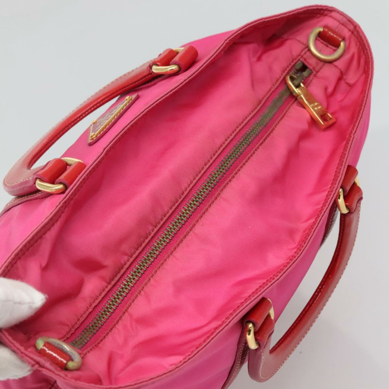 【日本直送】PRADA 手提包 尼龍 2way 粉金色金色正品 120480-5