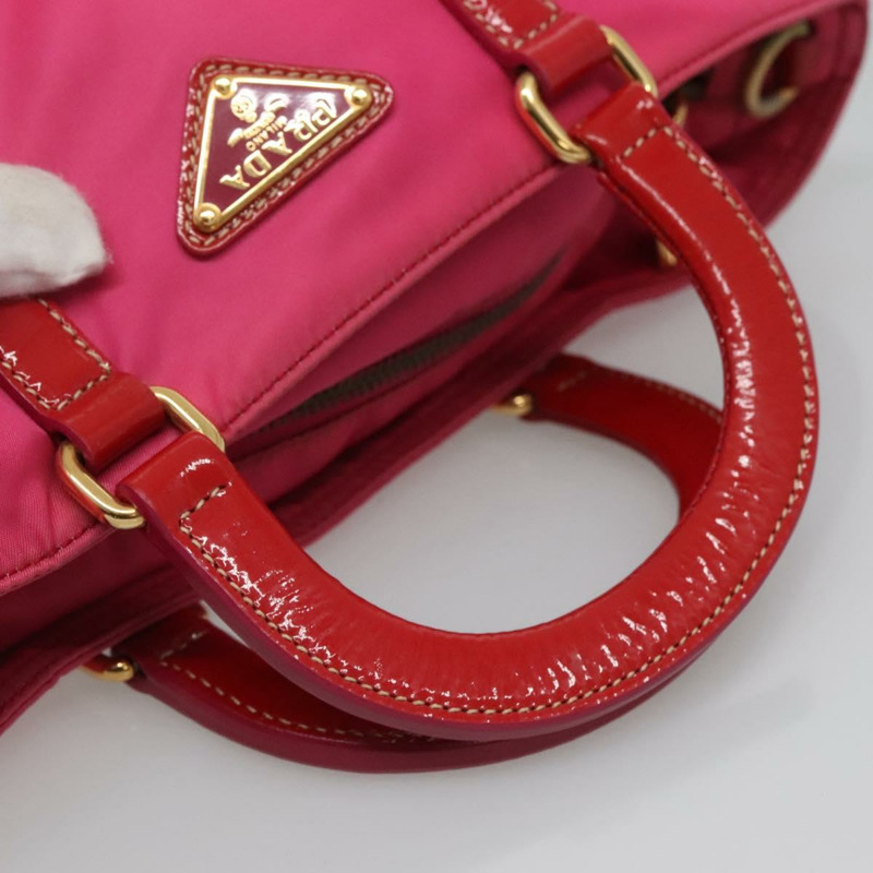 【日本直送】PRADA 手提包 尼龍 2way 粉金色金色正品 120480-6