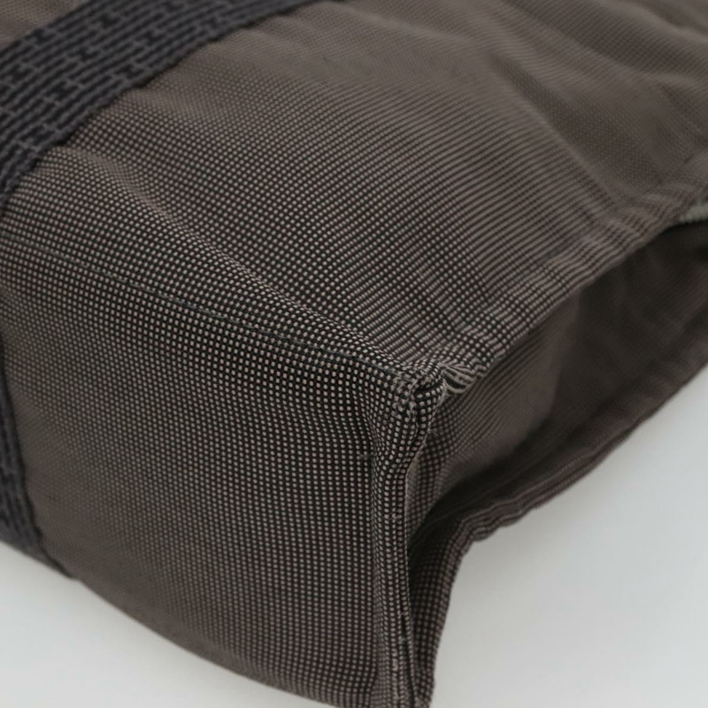 【日本直送】愛馬仕 Her Line MM 手提包 帆布 灰色 正品 kk463-14