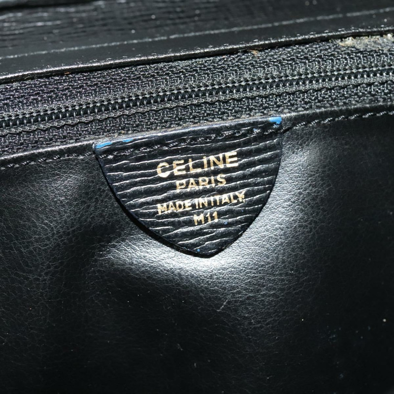 【日本直送】CELINE Circle 手提包 皮革 黑金色 正品 120926-11