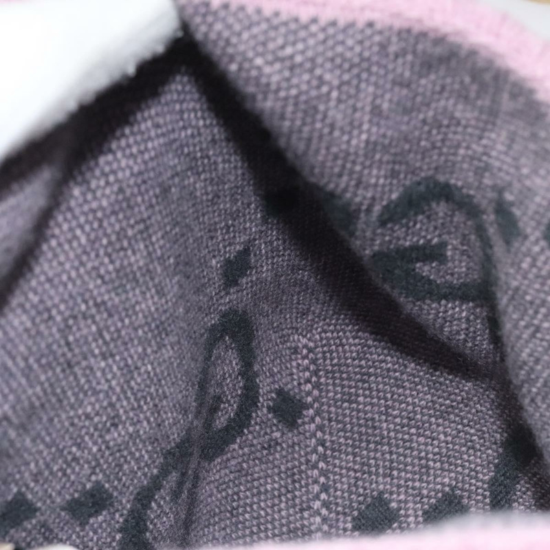 【日本直送】GUCCI GG帆布針織帽 羊絨色 M 粉紅色 676827 Auth am8353-8