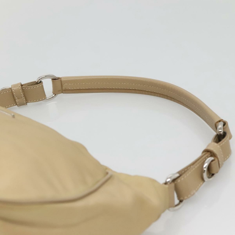 【日本直送】PRADA 肩背包 尼龍 米色 銀色 正品 120952-7