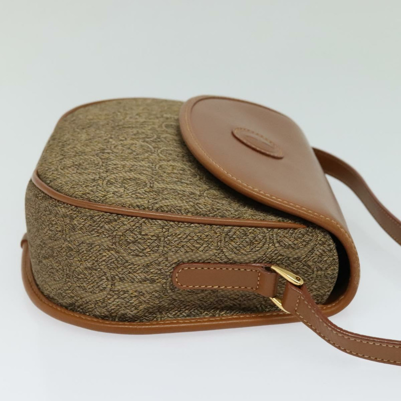 【日本直送】GUCCI 棕色金色皮革肩背包 007 14 0074 正品 bs25074-3