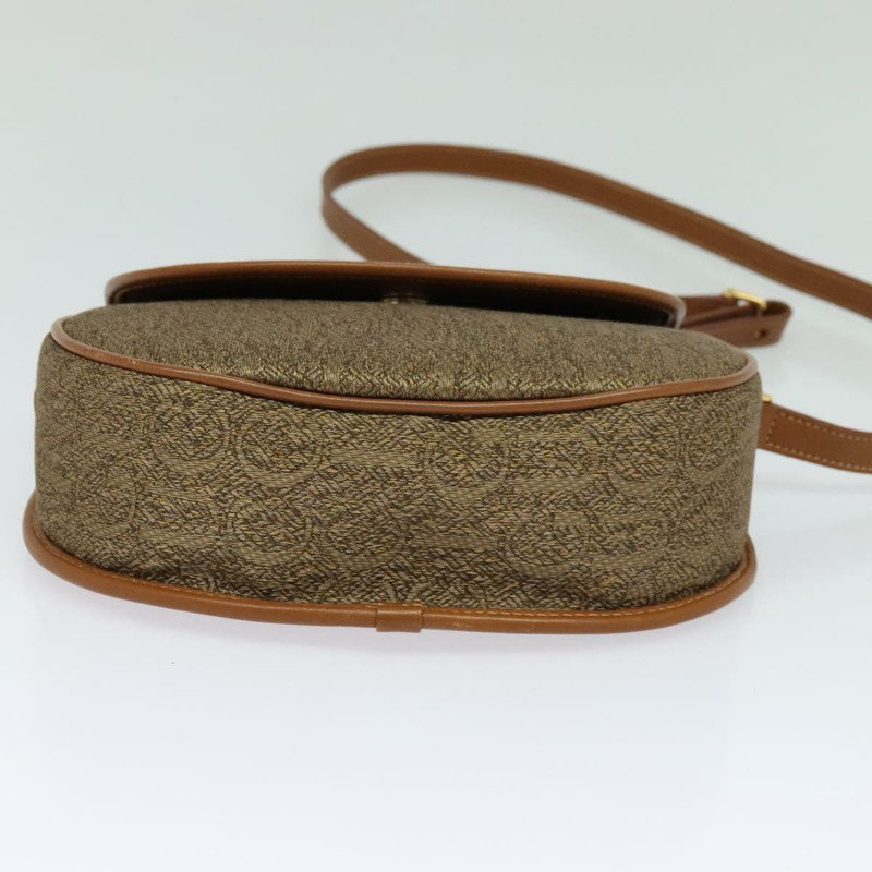 【日本直送】GUCCI 棕色金色皮革肩背包 007 14 0074 正品 bs25074-4