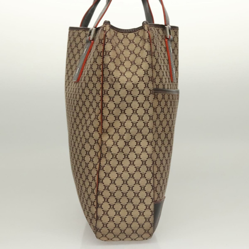 【日本直送】CELINE Macadam 帆布托特包 棕色銀色 正品 HK2513-3