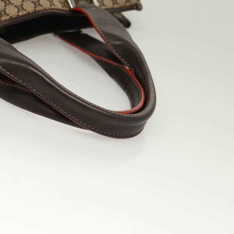 【日本直送】CELINE Macadam 帆布托特包 棕色銀色 正品 HK2513-6
