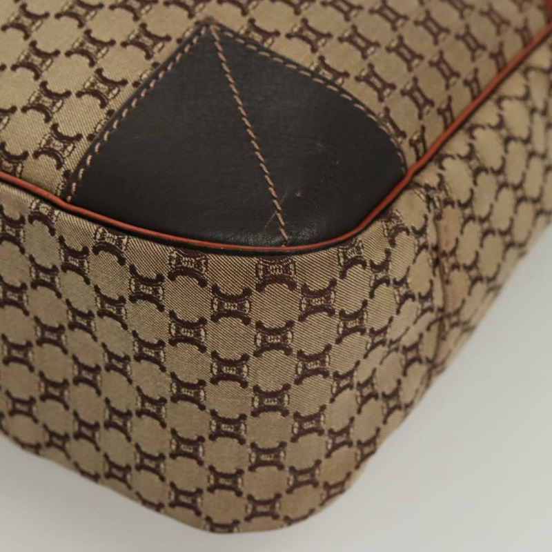 【日本直送】CELINE Macadam 帆布托特包 棕色銀色 正品 HK2513-8