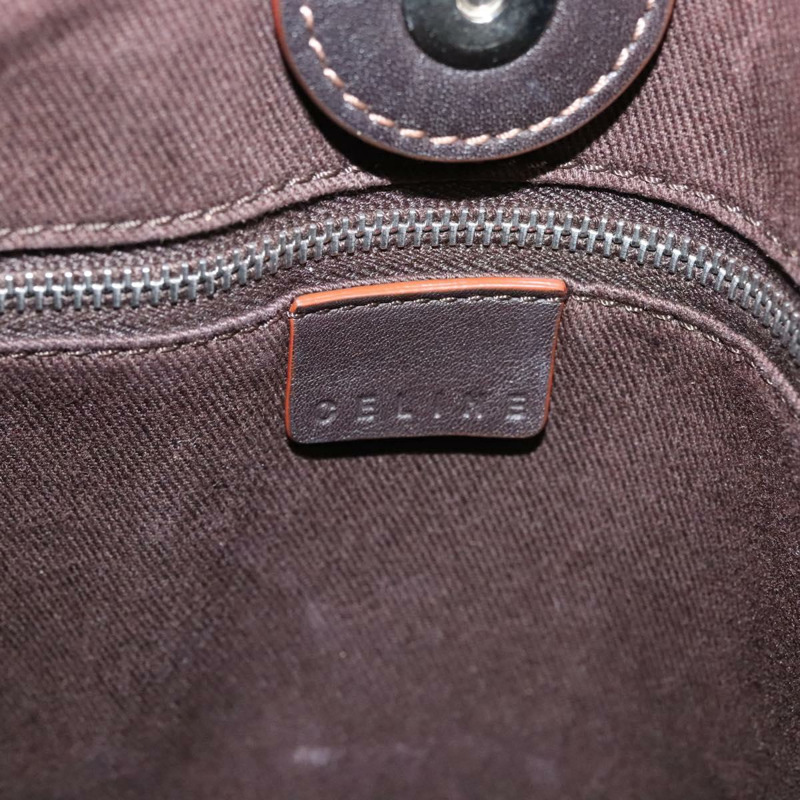 【日本直送】CELINE Macadam 帆布托特包 棕色銀色 正品 HK2513-16