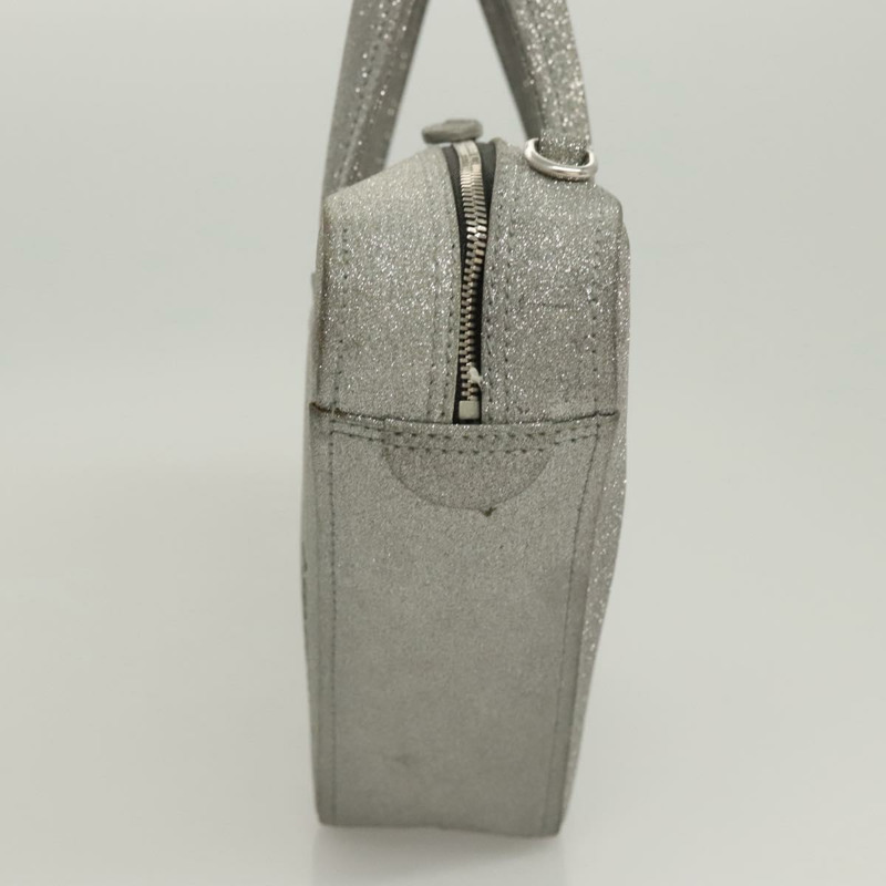 【日本直送】BALENCIAGA Triangle Duffle XS 手提包 皮革 2 向 銀色 531048 正品 121086-2