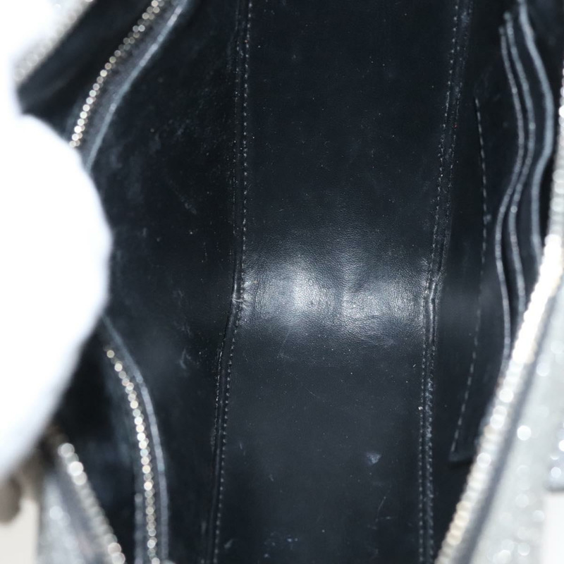 【日本直送】BALENCIAGA Triangle Duffle XS 手提包 皮革 2 向 銀色 531048 正品 121086-10