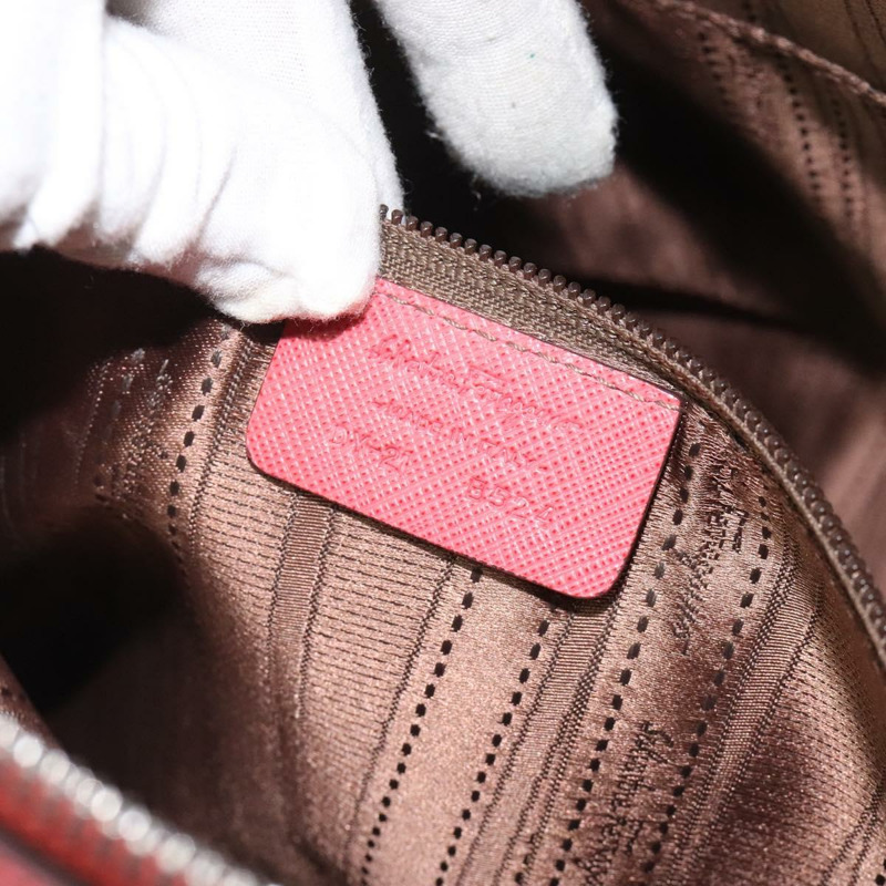 【日本直送】Salvatore Ferragamo 手提包 皮革 粉紅色 銀色 正品 122097-11