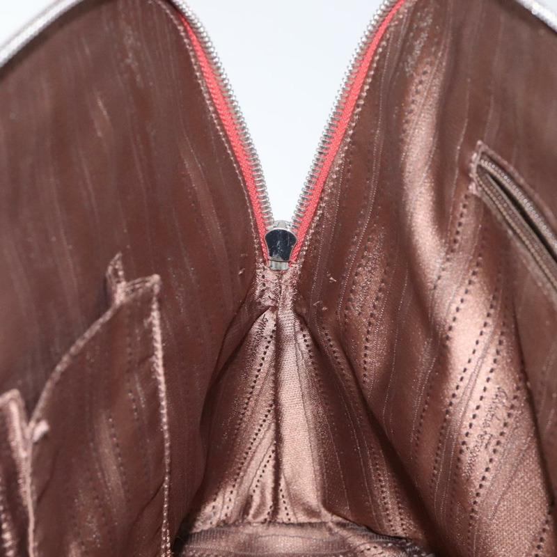 【日本直送】Salvatore Ferragamo 手提包 皮革 粉紅色 銀色 正品 122097-19