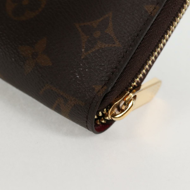 【日本直送】路易威登 Monogram Zippy 皮夾長版皮夾紫紅色 M41895 LV 授權 122092A-13