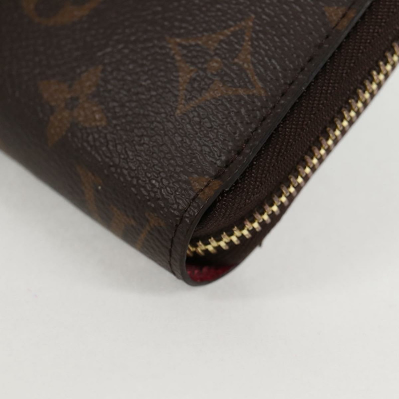 【日本直送】路易威登 Monogram Zippy 皮夾長版皮夾紫紅色 M41895 LV 授權 122092A-15