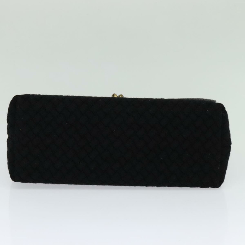 【日本直送】BOTTEGA VENETA 鏈條單肩包 棉質 黑金 正品 sw586-4