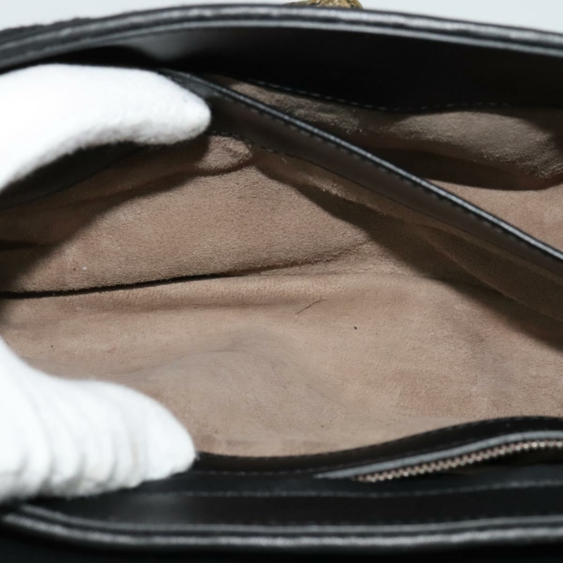 【日本直送】BOTTEGA VENETA 鏈條單肩包 棉質 黑金 正品 sw586-22