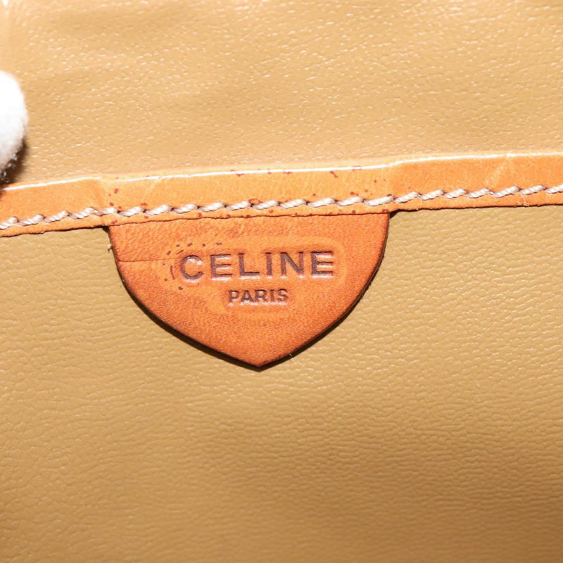 【日本直送】CELINE Macadam帆布手提包 PVC 米色 金色 正品 sw601-18