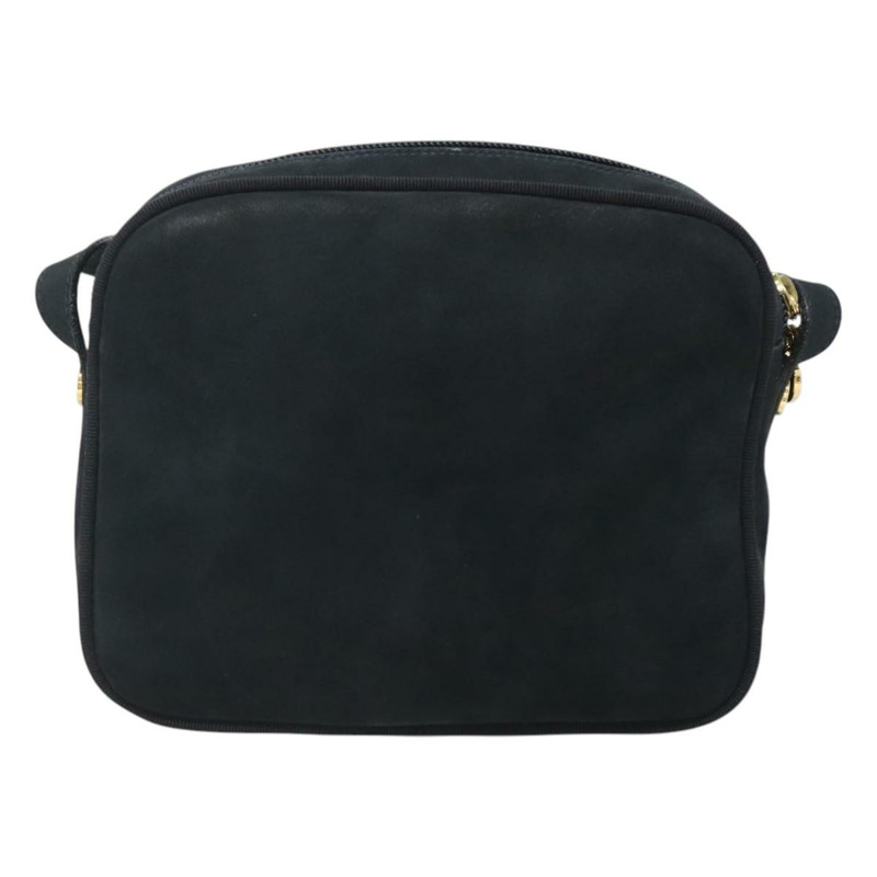 【日本直送】Salvatore Ferragamo Vala 單肩包 絨面革 海軍藍 金色 正品 gh061-1